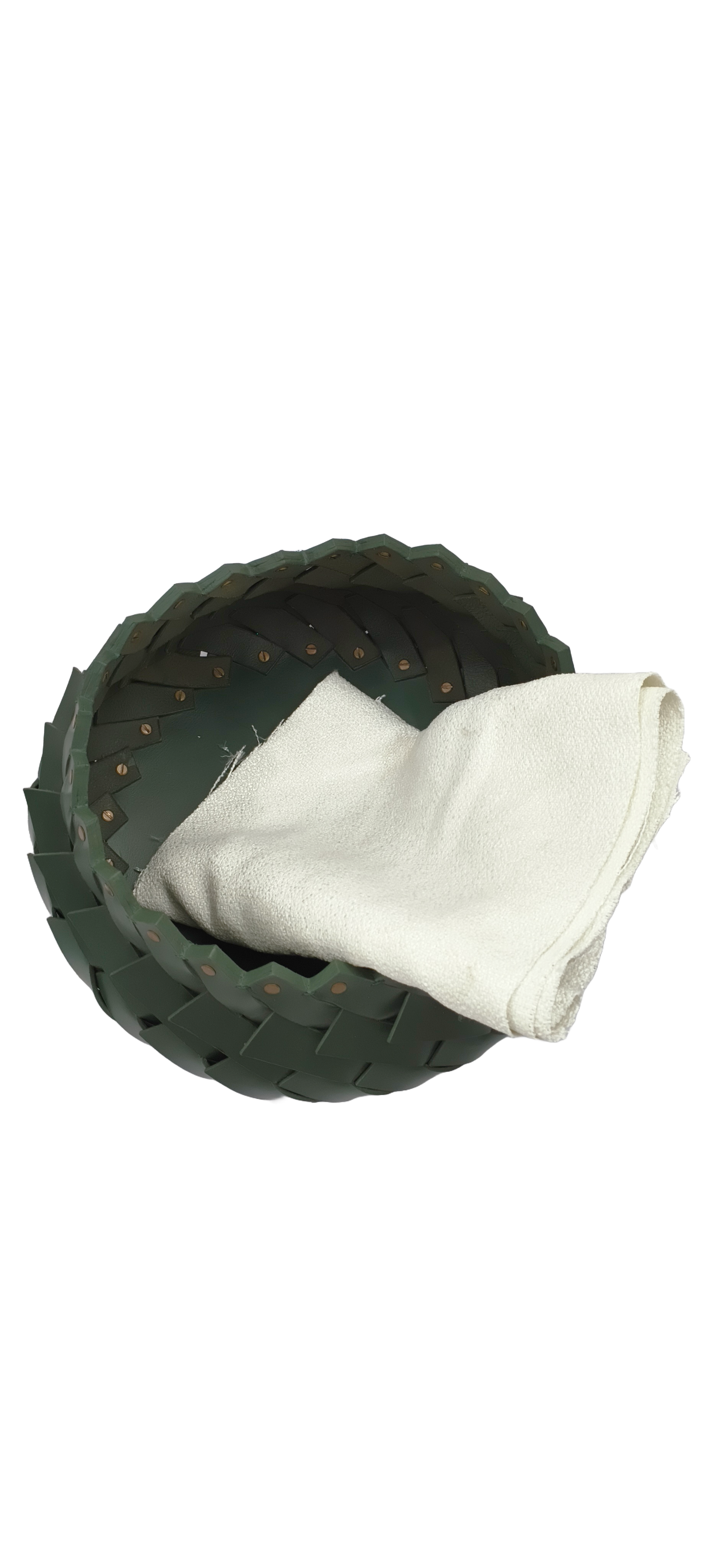 weaving basket (green-big)